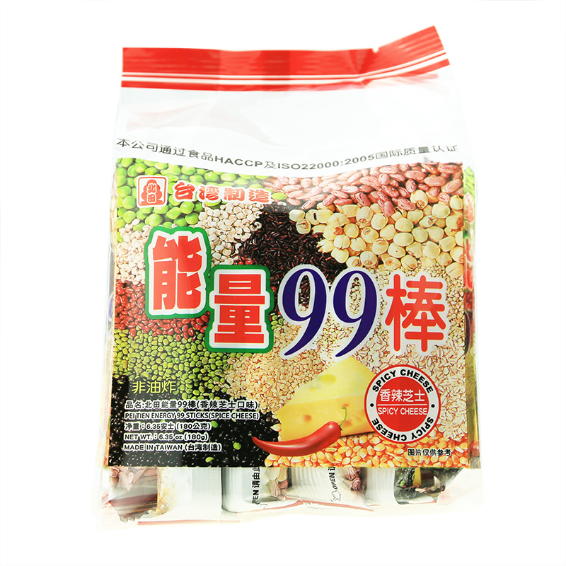 北田 能量99棒香辣芝士味包装180g