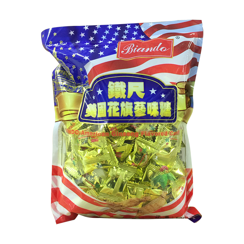 铁尺 美国花旗参味糖600g